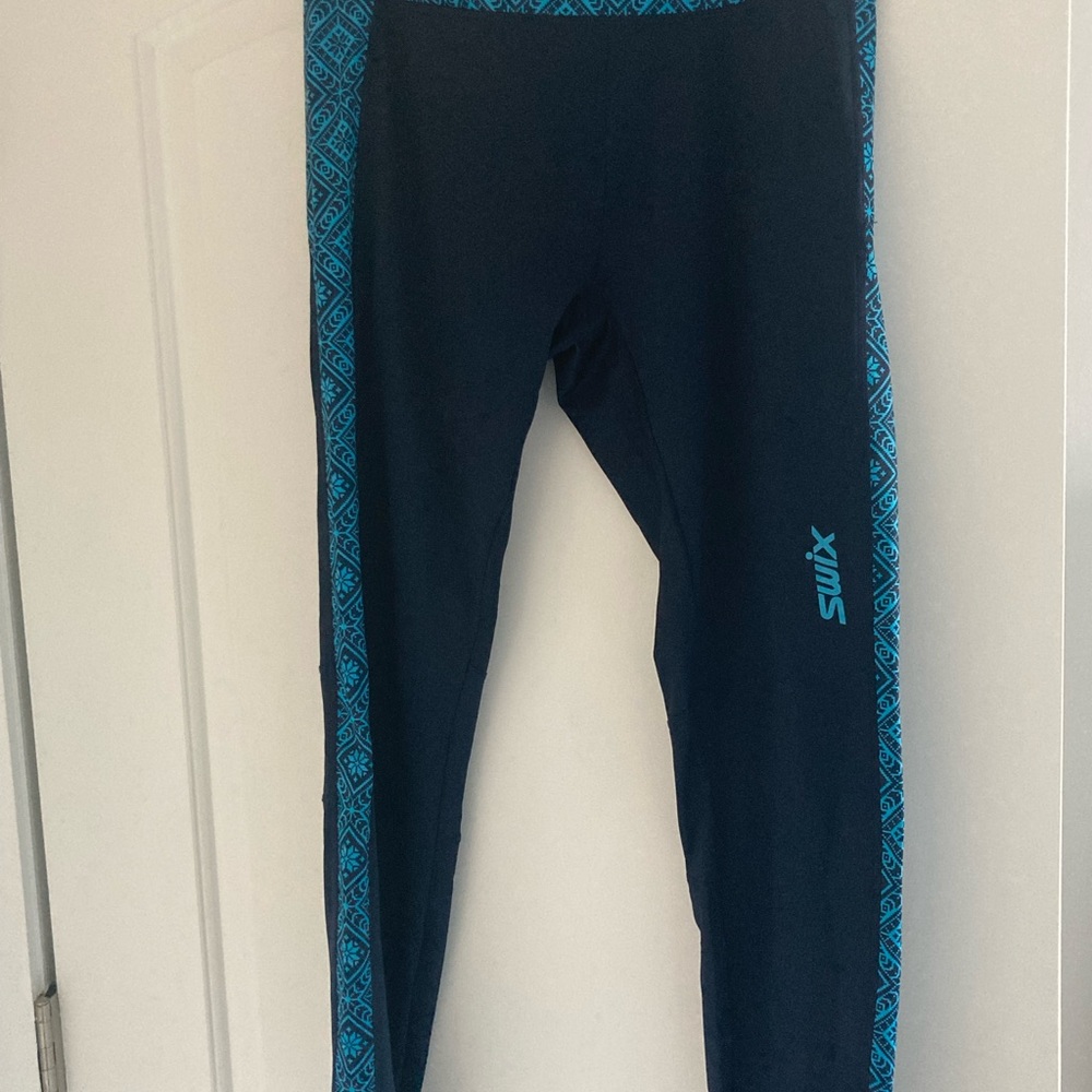 Fleece lined running leggings